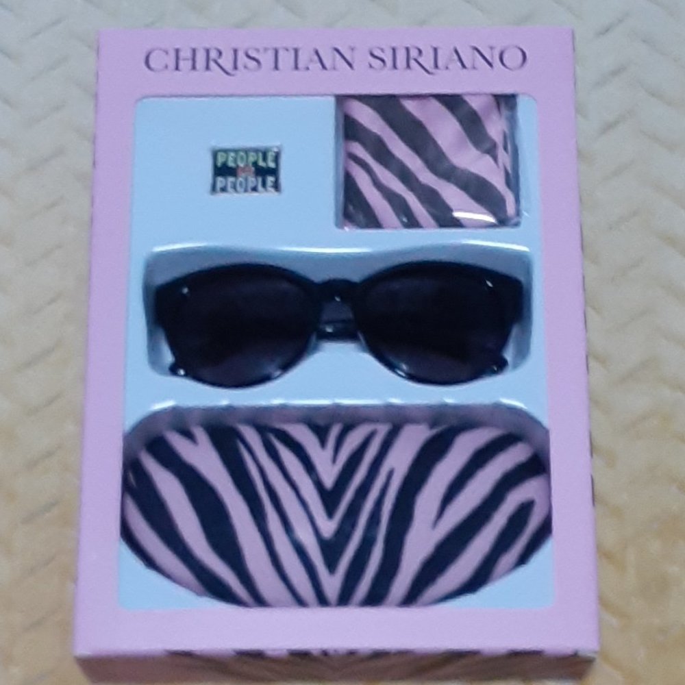 Christian Siriano Polarized Sunglass Gift Set NIB-Retail $39.88.